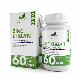 Natural Supp Zinc chelate (60 капс.)