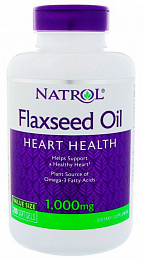 Natrol Flaxseed Oil 1000 мг (200 капс.)