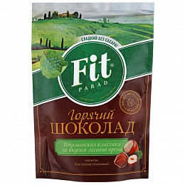Низкокалорийный горячий шоколад с лесным орехом Fit Parad (200 гр)