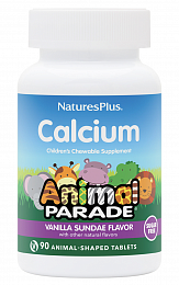 NaturesPlus Детский Calcium без сахара (90 жев. табл.)