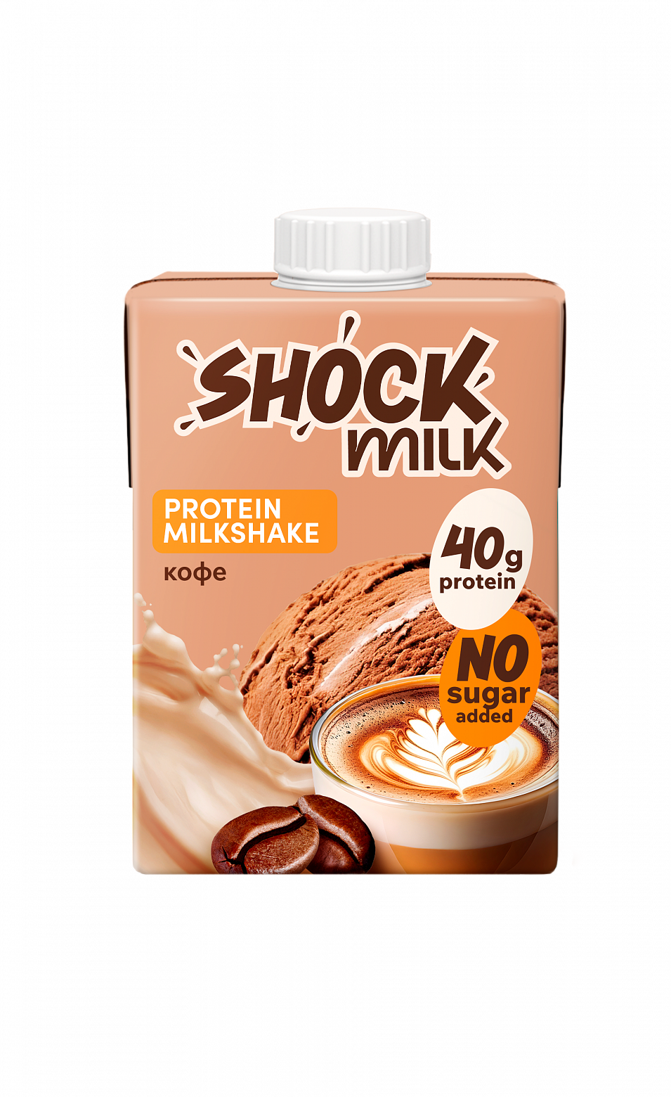 FitnesShock коктейль молочный Shock Milk (480 мл.)