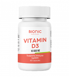 Bionic Vitamin D3 10000 ME (60 капс.)