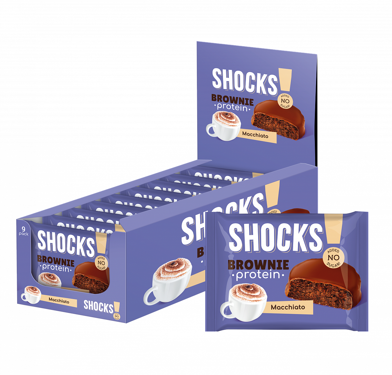 Брауни FitnesShock (50 гр.) SHOCKS