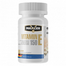 Maxler Vitamin E Natural form 150mg (60 гель.капс.)