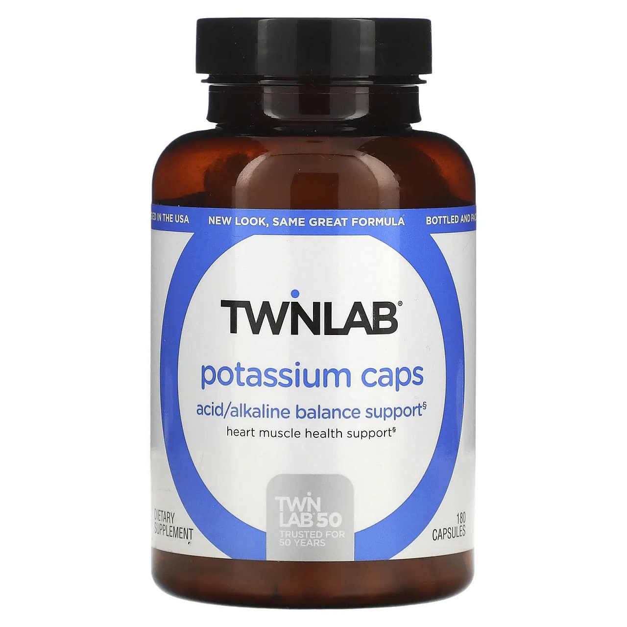 Twinlab Калий Potassium Caps (180 капс.)