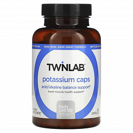 Twinlab Калий Potassium Caps (180 капс.)