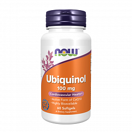 NOW Ubiquinol 100mg (60 капс.)