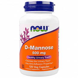 NOW D-Mannose 500mg (120 капс.)