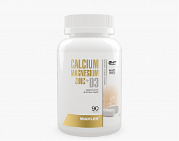 Maxler Calcium Magnesium Zinc+D3 (90 таб.)